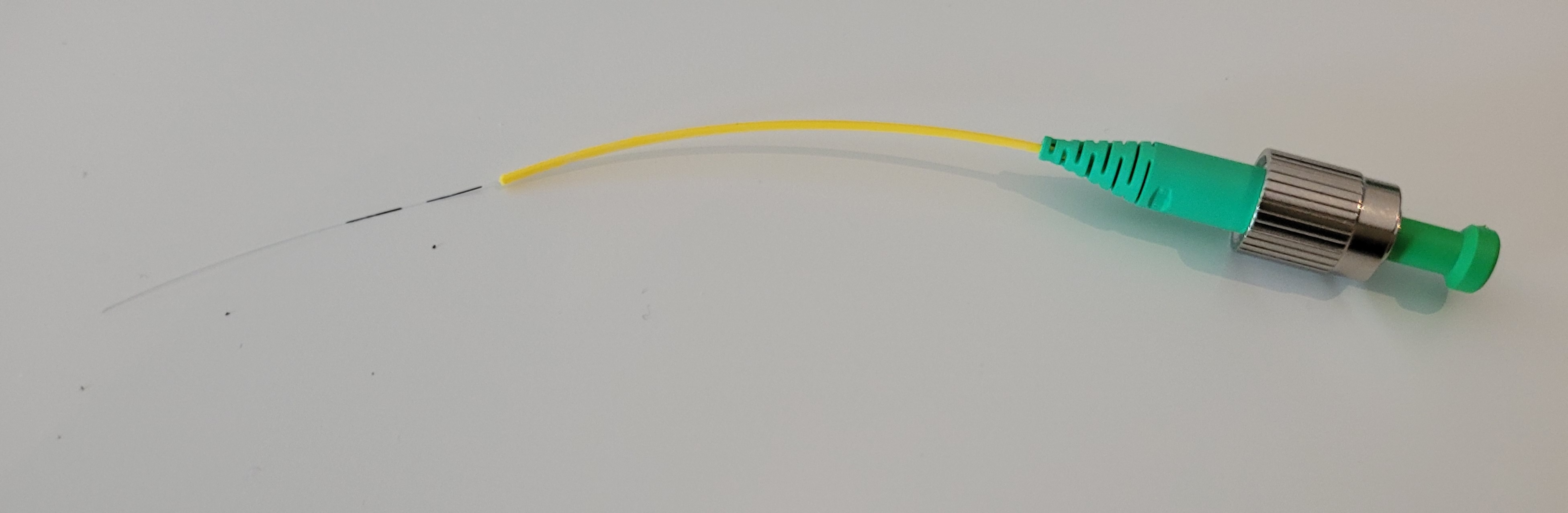 Polymer optical fiber humidity sensor with connector